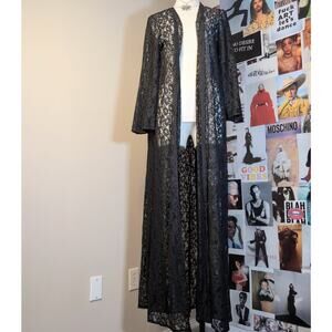 Gothic Lace Duster Cardigan